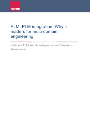 Ovum wp polarion alm-plm integration
